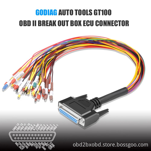 Colorful Jumper Cable DB25 for Godiag GT100